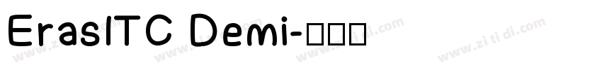 ErasITC Demi字体转换